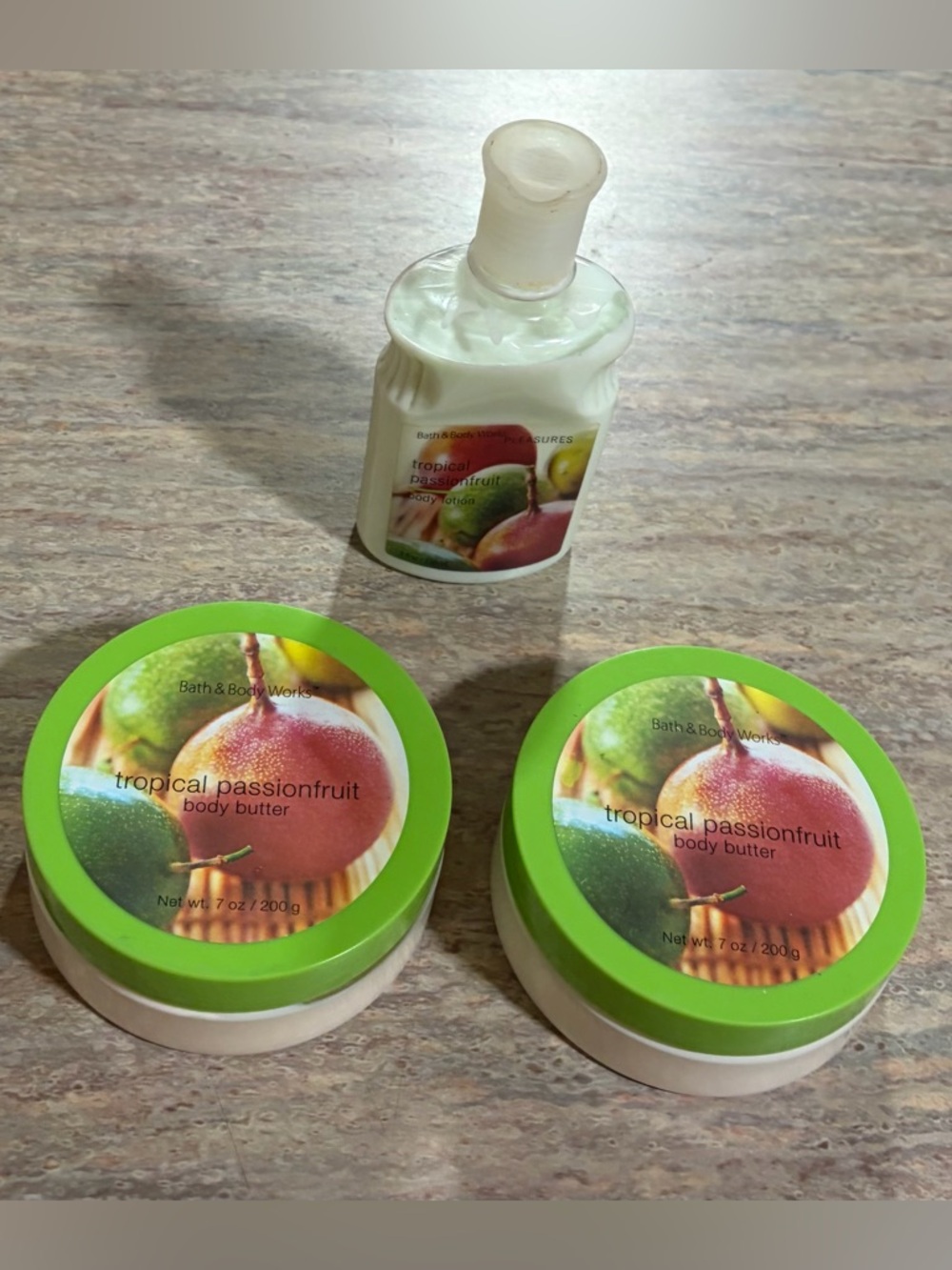 Bath & Body Works Discontinued Tropical Passionfruit Body Butters & Lotion -